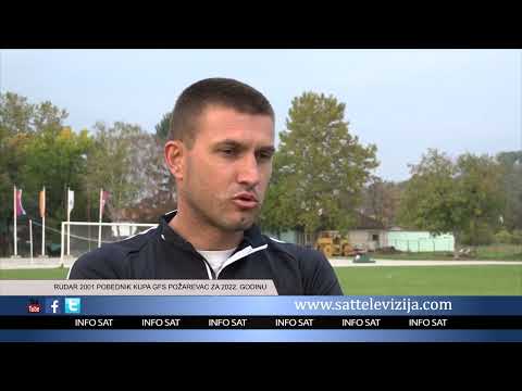 RUDAR 2001 POBEDNIK KUPA GFS POŽAREVAC ZA 2022  GODINU