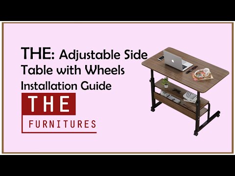 THE | Adjustable Side Table Installation Guide (9034)