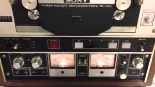 Video thumbnail for So called working Sony TC-850 reel to reel tape recorder Part 1/2 by Seblington