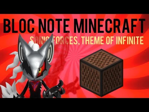Les Blocs Notes de Chadlox - Notepad, Minecraft - Sonic Forces, Infinite Theme