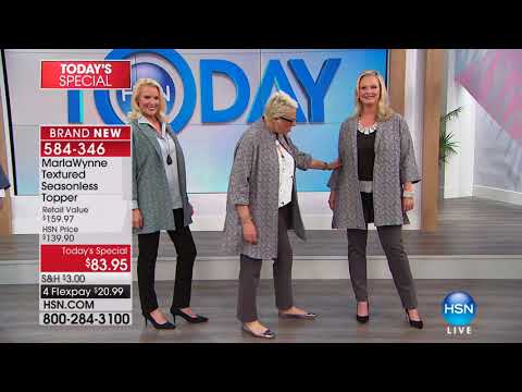 HSN | HSN Today: MarlaWynne Fashions 02.08.2018 - 08 AM