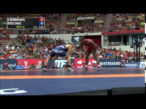 74kg Finals (1 of 2), Kyle Dake, Titan Mercury WC vs Jordan Burroughs, Sunkist Kids