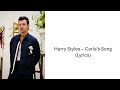 Harry Styles - Carla's Song (Lyrics)