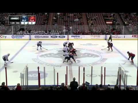 Brian Campbell goal 3-3 Feb 28 2013 Buffalo Sabres vs Florida Panthers NHL Hockey