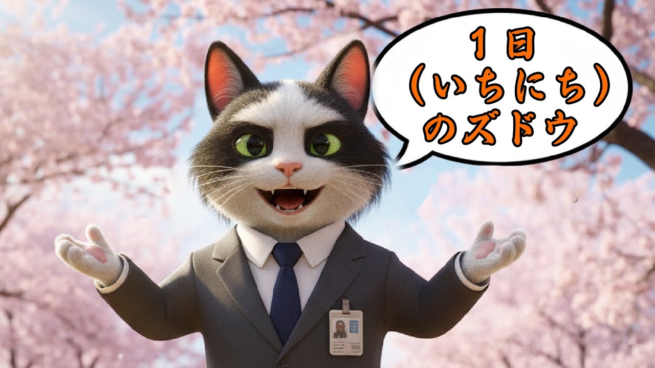 🐾 １日（いちにち）のズドウ 🐾猫の仕事の日はどんな感じでしょうか？