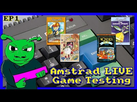 Amstrad LIVE Game Testing Ep1 - Feat Kwik Snax & Wonder Boy
