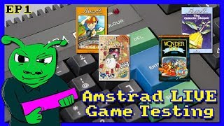 Amstrad LIVE Game Testing Ep1 - Feat Kwik Snax & Wonder Boy