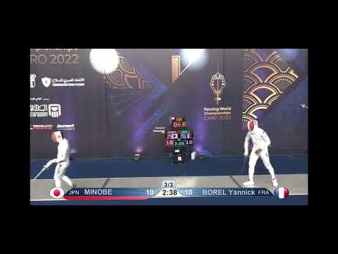 Touch Breakdown: Kazuyasu Minobe uses a half advance to create a distance trap on a larger opponent