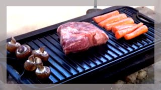 Our BEST TIPS For Using the Lodge Cast Iron Grill Griddle Combo
