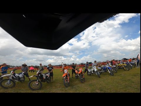 First Race!  Placing 14th out of 47.  FTR Bartow Hare Scramble on a KTM 500.