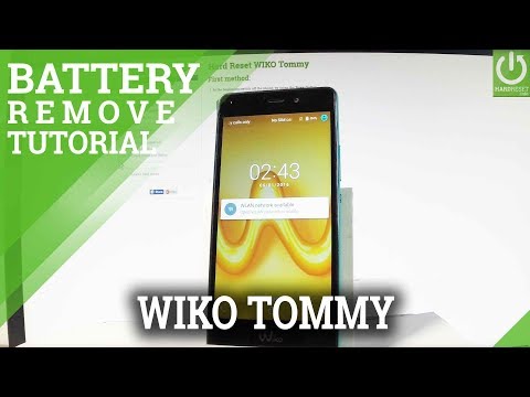 WIKO Tommy How to Remove Battery / Open Back Cover