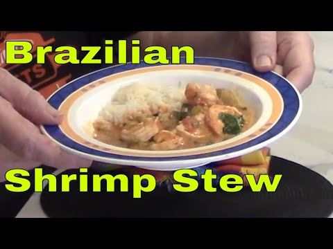 Brazilian Shrimp Stew - Moqueca de camarão #feijoada #braziliancuisine