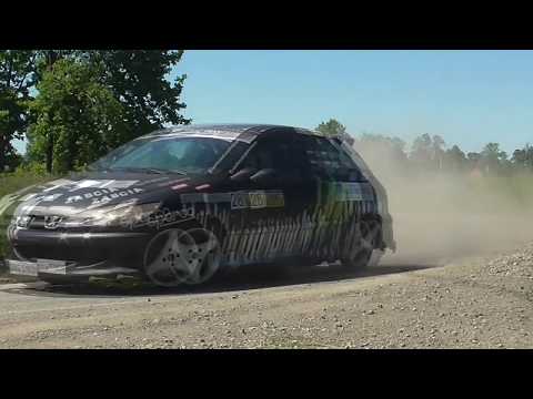 1 Rajd Skoczowsko-Ochabski 2017 3 Runda RPŚ - Robert Dudek / Karolina Piechówka - Peugeot 206