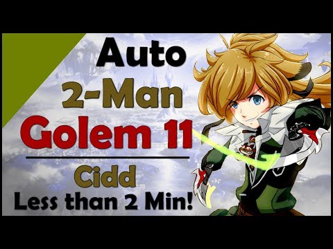Epic 7: Fastest Auto 2-Man Golem 11 w/ Earth Cidd! Insane Showcase! (Stats Included)