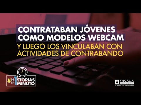 Contrataban jóvenes como modelos webcam y luego los vinculaban con actividades de contrabando