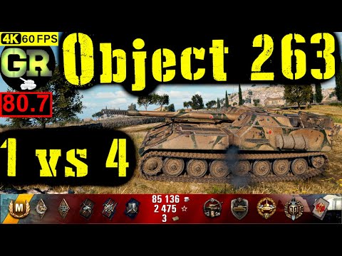 81_World of Tanks Object 263 WoT Replay - 6 Kills 6.2K DMG(Patch 1.4.0)