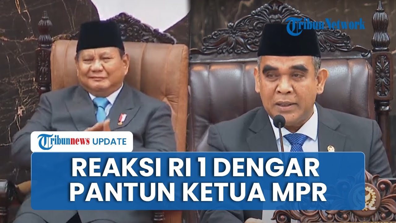 Pantun Ahmad Muzani Bikin Presiden Prabowo Tertawa & Tepuk Tangan di Sidang Tahunan MPR 2025