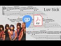 Ratt - Luv Sick Guitar Tabs [TABS]