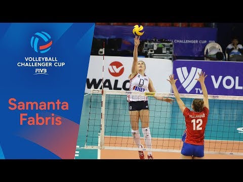 Samanta Fabris is on fire vs. Czech Republic! 2019 FIVB Women's Volleyball Challenger Cup