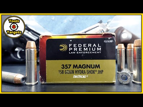 Still A GOOD Option?...Federal Premium Hydra-Shok .357 Magnum Self-Defense AMMO Ballistic Gel Test!