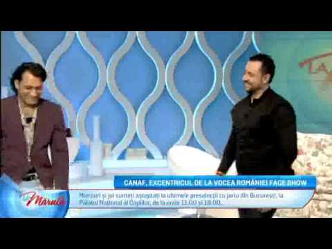 Canaf, excentricul de la Vocea Romaniei face show