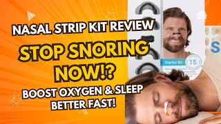 Stop Snoring Instantly 😱 Nasal Strip Kit Review | Boost Oxygen & Sleep Better FAST!