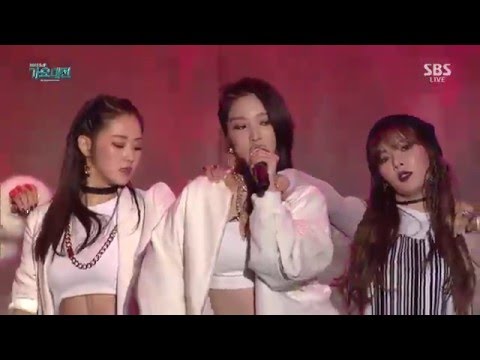 151227 SBS Gayo Daejun 4Minute CRAZY