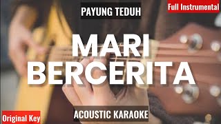 Mari Bercerita - Payung Teduh | Instrumental+Lyrics (KARAOKE FULL MUSIC)