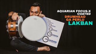 Video thumbnail for DRUMPEDIA EPS. 13 | Aquarian Focus-X Coated, drumhead ga perlu lakban by Drumminded