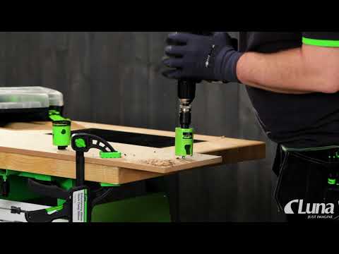Luna Tips |  How to use a hole saw in MDF | Power Tool Accessories
