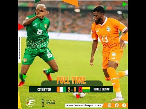 HIGHLIGHTS| Cote D'Ivoire 2 vs Guinea Bissau 0        #TOTALCAN2023