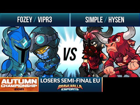 Fozey & Vipr3 vs Simple & Hysen - Losers Semi-Final - Autumn Championship 2021 - EU 2v2