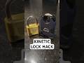 KINETIC LOCK ATTACK! Easy open! #lockpicking #locksport #military #Security #hack