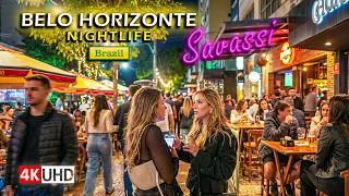 🇧🇷 Savassi Is the Heart of Belo Horizonte's Nightlife 【 4K UHD 】