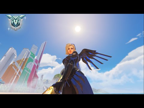 *New!* New York Excelsior Mercy OwLeague Skin Gameplay! - Grandmaster Overwatch2