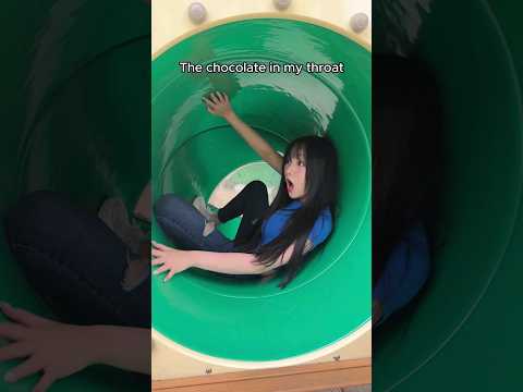 초콜렛을 먹다가 목에 걸렸어요