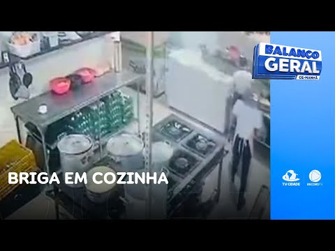 Mulher joga água quente em colega de trabalho | Balanço Geral CE
