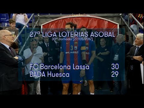 LIGA LOTERIAS ASOBAL J30 F  Barcelona Lassa - BADA Huesca 30 - 29