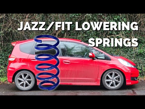 Honda Jazz / Fit GE - how to fit lowering springs