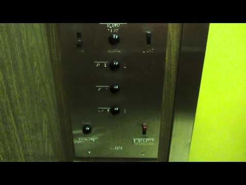 Beautiful vintage Rotary hydraulic elevator at C.Y. Thompson Library UNL