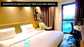 Hotel Hampton by Hilton | East Side Gallery | 4k Queen Room Tour Review |Berlin City Germany