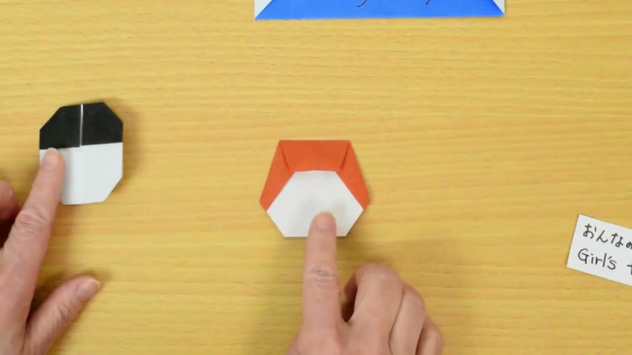 ［折り紙 Origami］こどもとこいのぼり Children and Koinobori（おりがみくらぶ）