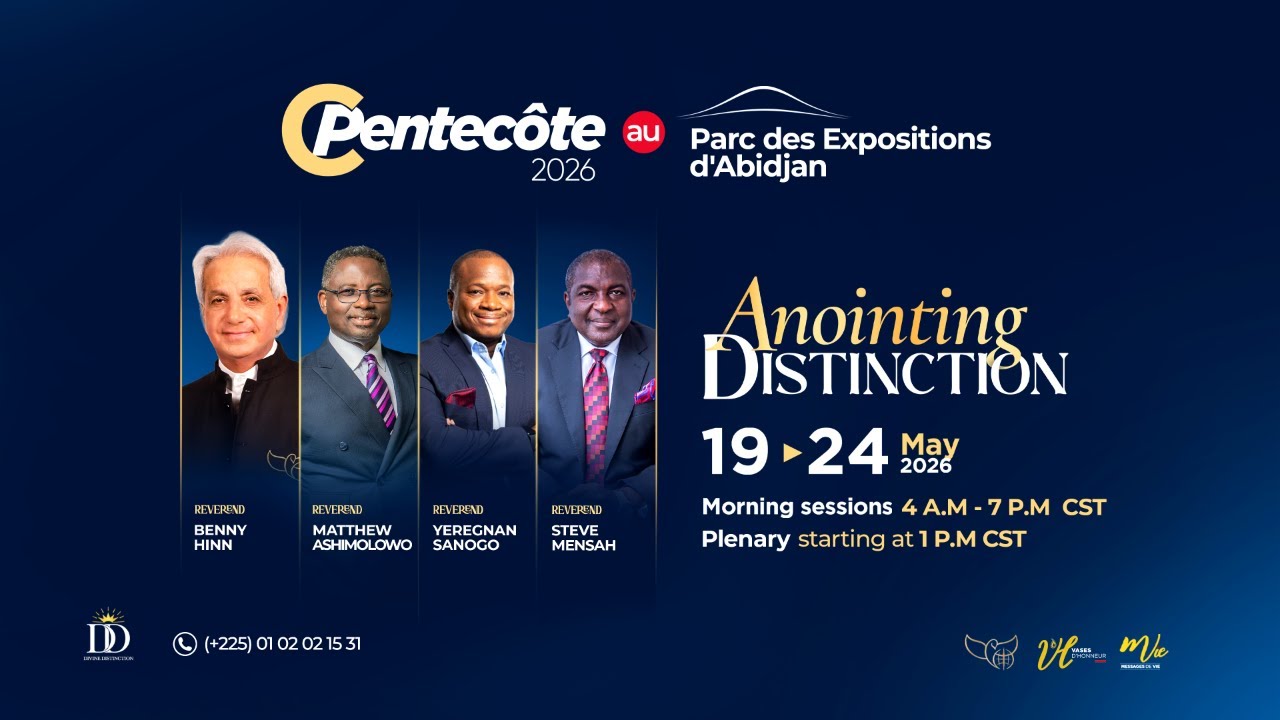 CPENTECÔTE 2026 I PLENIERE avec le Révérend Benny HINN I 20/05/2026