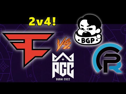 FAZE CLAN vs BAEGOPA - Petrichor Road - 2v4! - PGC DUBAI 2022 - PUBG