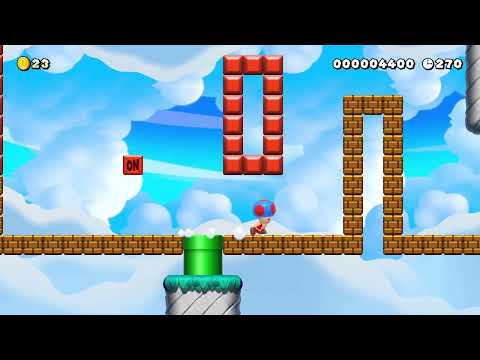 Run for it! (1-3) (Part 1/2) by Smile_SMM2 🍄 Super Mario Maker 2 ✹Switch✹ #beh