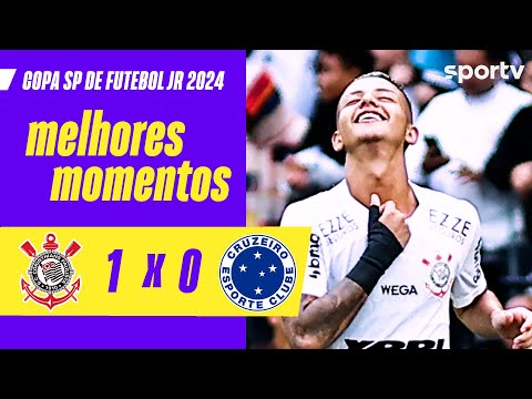 Gols e lances de Corinthians x Cruzeiro
