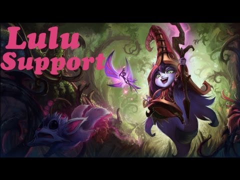 Lulu Support (Epic!) with Team Aggressive Warding (League of Legends)