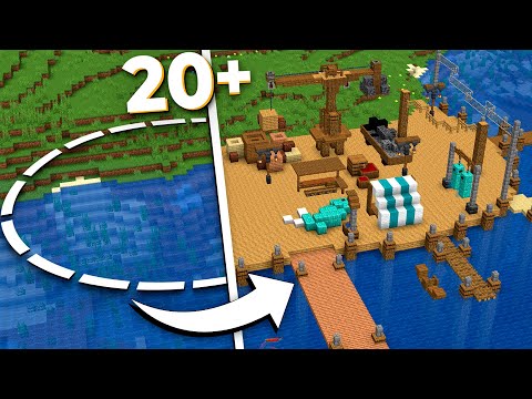 Borschy - 20+ Ways to Improve Medieval HARBOR in Minecraft!