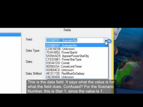 Super Mario Galaxy Hacking- How to use the BCSV Editor!
