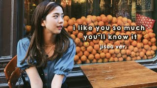 Download lagu [fmv] jisoo — I like you so much, you'll know it mp3